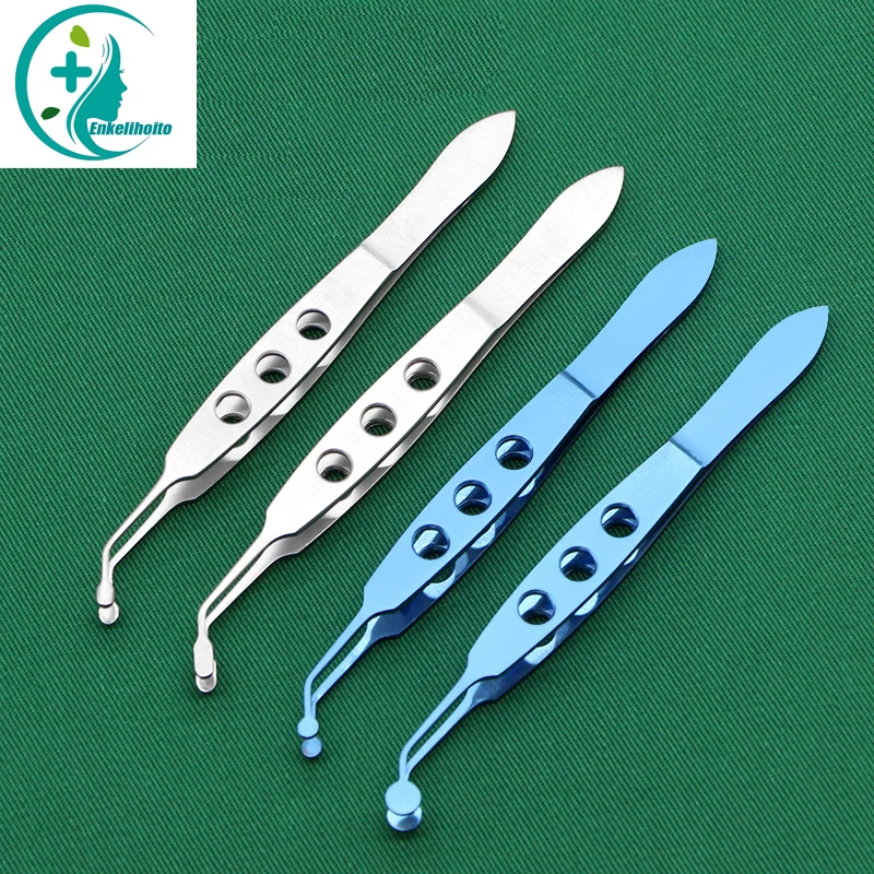 Ophthalmic Massage Forcep eye plastic surgery Tweezers Ophthalmic Surgical Forceps eyelid Tools