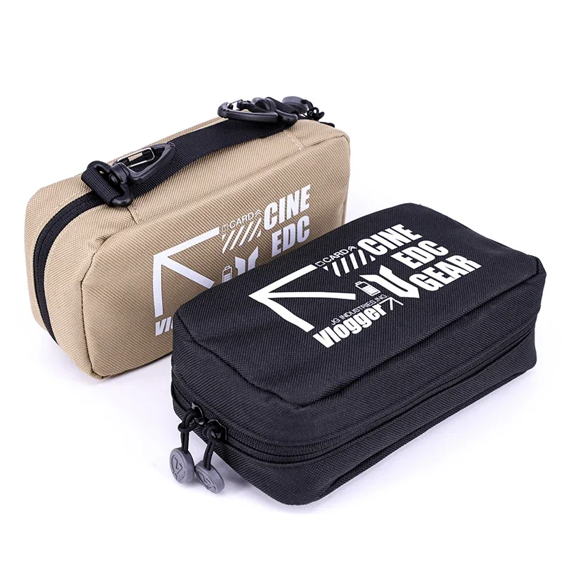 VLOGGER Portable Photographer Storage Bag for Charger 5 Inch Monitor Cameras Battery SLR Micro Lens Carry Bag