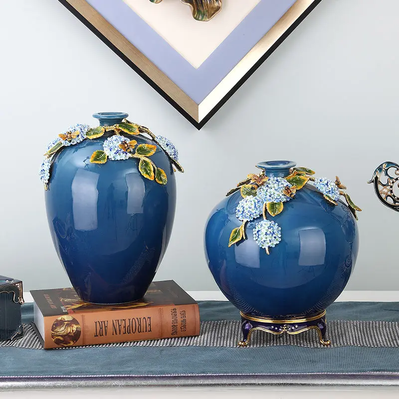 

Ceramic enamel creative vase porch living room bedroom home decoration vase ornament