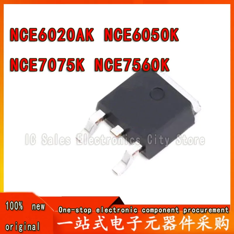 NCE6075 NCE6020AK NCE6020 NCE6050K NCE6075K NCE6080K NCE7075K NCE7560K , Nouveau, 10 Pièces