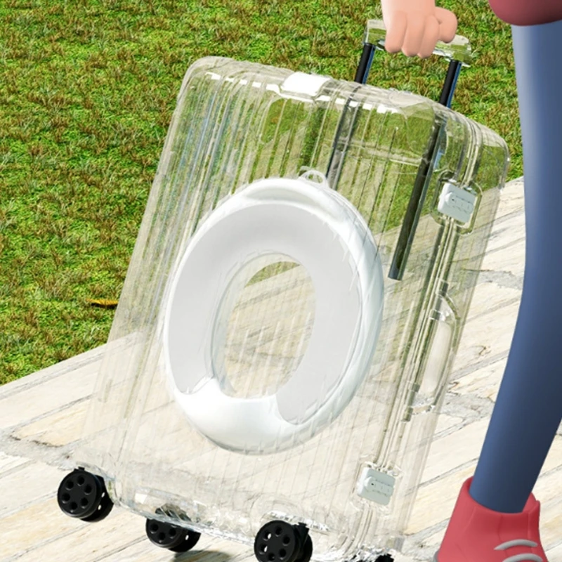 غطاء مقعد المرحاض للأطفال الصغار، تصميم فردي صحي مانع للانزلاق، ضروري للحمام 24BE #4