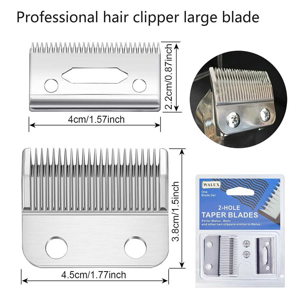 45mm Wide Large Professional Barber Hair Clipper Blade for WAHL & Andis Super Taper Replacement General Blade Set Drop Shipping