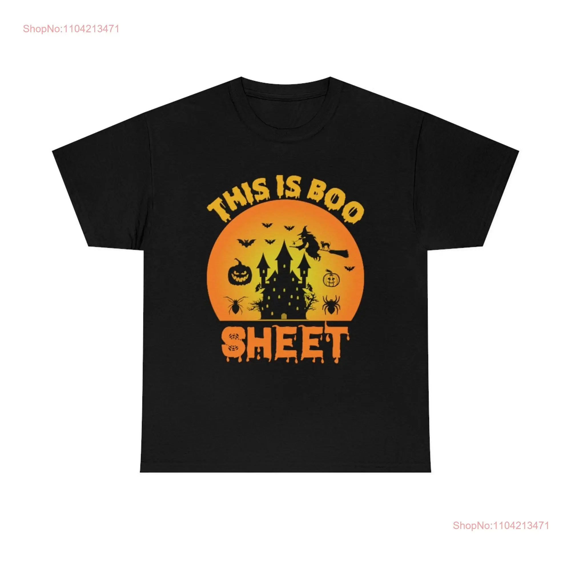 This is boo sheet halloween T Shirt pumpkin long or short sleeves