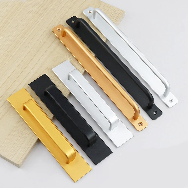 

No Drill Door Handle Aluminum Alloy Door Pull Glass Door Window PVC Balcony Door Sliding Door Handle Cabinet Door