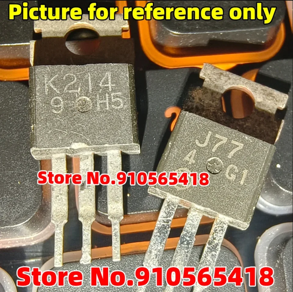 2PCS (1PCS K214 + 1PCS J77) 2SK214 2SJ77 ZU-220 Feldeffekt Audio Power Verstärker Paarung Rohr original disassembler