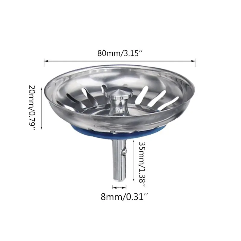 Filtre anti-encrassement pour évier de cuisine, maille fine, attrape-cheveux