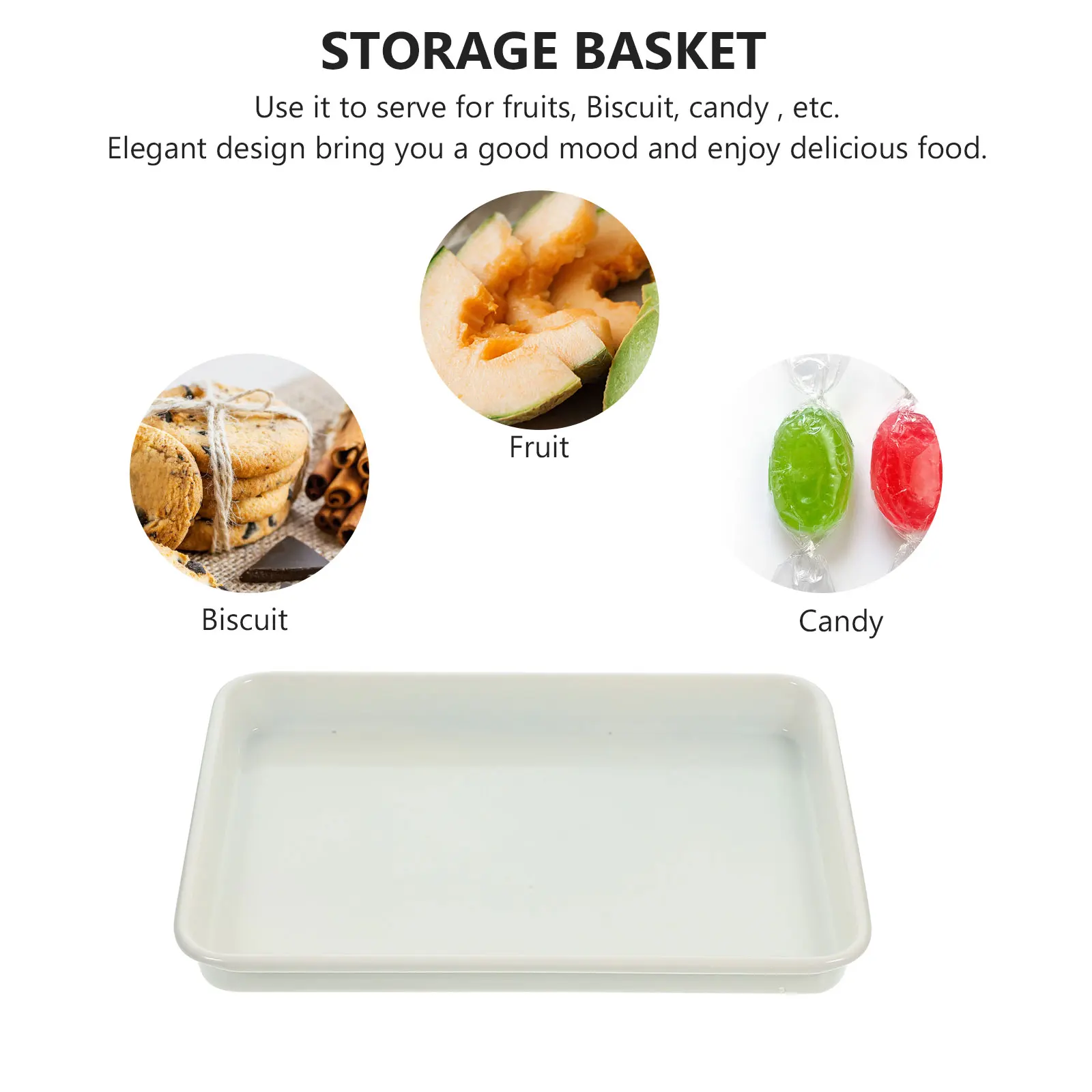 

1PC 9.5inch Rectangle Baking Pan Carbon Steel Thickened Cookie Cake Mold Non Stick Home Restaurant Oven Use