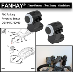 PDC Parking Reversing Sensor OEM # 9677782980 9664027977 6590JE 9666737177 9677782977 For Citroen C3 DS3 For Peugeot 3008 5008