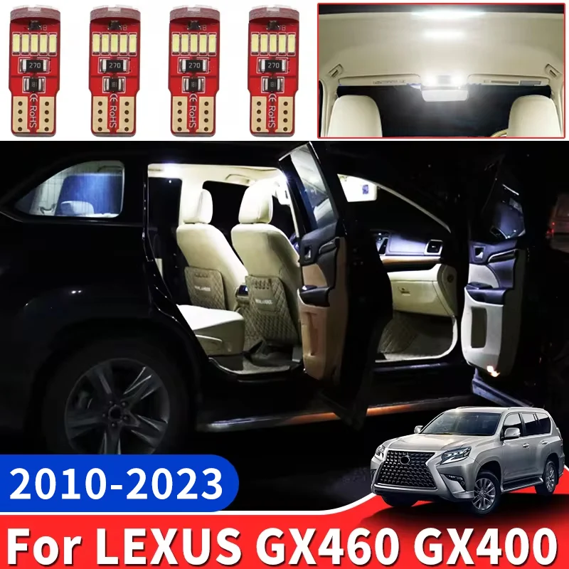 

For Lexus GX460 2010-2023 2022 2021 Trunk Cosmetic Mirror Reading Lamp Lamp Beads GX 460 Interior LED Modification Accessories