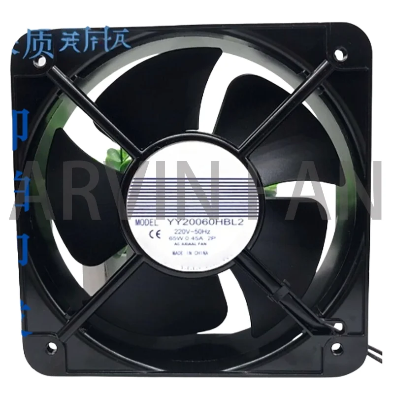 

YY20060HBL2 Axial Fan 220V 20CM 20060 Dual Ball Bearing Fan