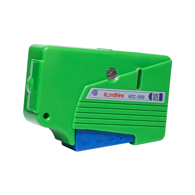 KCC-550 Fiber Cleaning Box SC FC ST LC MU MT D4 DIN Optical Connector Cleaner Cleaning Box Cleaning Tool 500+ Times Clean Core