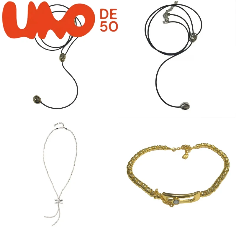 

UNOde50 Fashion Necklace - Silver-Gold Combo, Price-Drop Elegance