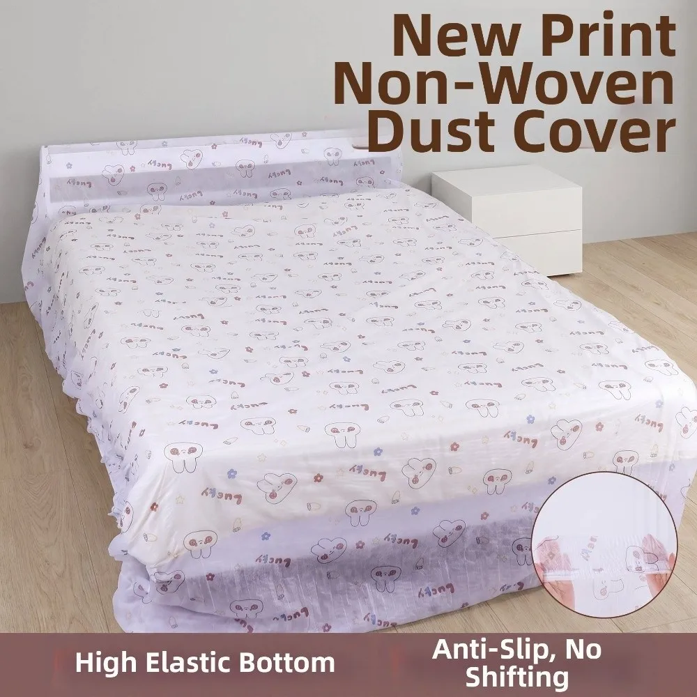 New Elastic Disposable Dust Covers Waterproof All Wrapped Dust-proof Cover Large Size Drawstring Dust Film Home Renovation