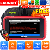 LAUNCH X431 CRP123E V2.0 /CRR123I V2.0 Car OBD2 Diagnostic Tools Auto OBD Scanner ABS SRS Engine AT+ 7 Reset Service Free Update