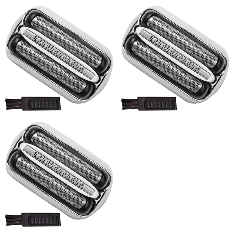 B89B-3X 32S S3 Сменные головки для влажной и сухой уборки для электробритв Braun Series 3, 3040S, 300S, 310S, 3080S, часть сетки и резаков
