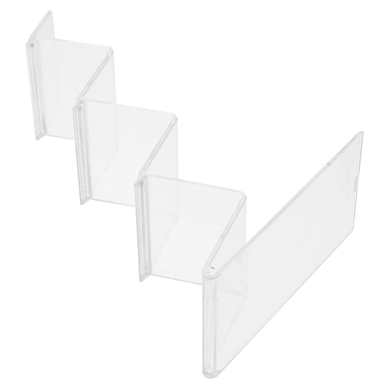 

Display Stand for Wallets Transparent PP Multi Layered Acrylic Clutch Organizer Purse Holder Shelf Dividers Bookmarks CD Bags