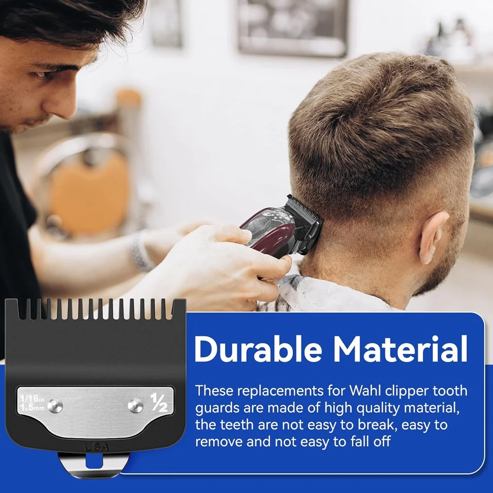 

Сменные насадки B59B 1/16 дюйма (1,5 мм) для машинок для стрижки Wahl, набор для стилистов и парикмахеров - в комплекте 2 штуки