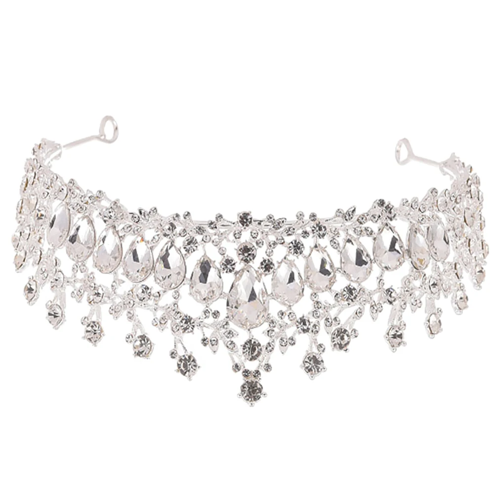 

Аксессуары для волос с короной и стразами, головной убор Hochzeit Haarschmuck Braut, свадебное платье невесты Be Krone