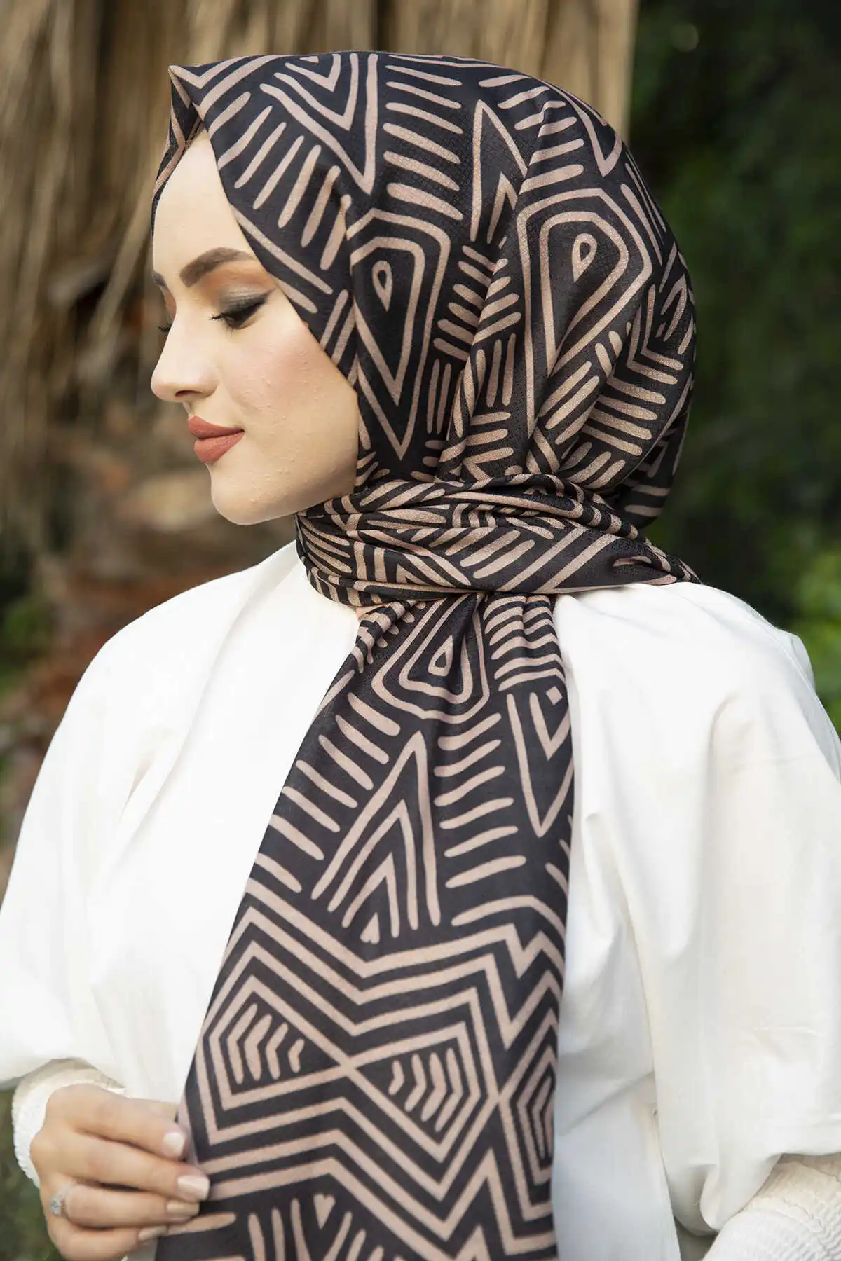 Women's Cotton Print Shawl Scarf Modern Islamic Muslim Women 'S Head Scarf Hijab for Women Islamic Hijab scarf Turbans Bayan