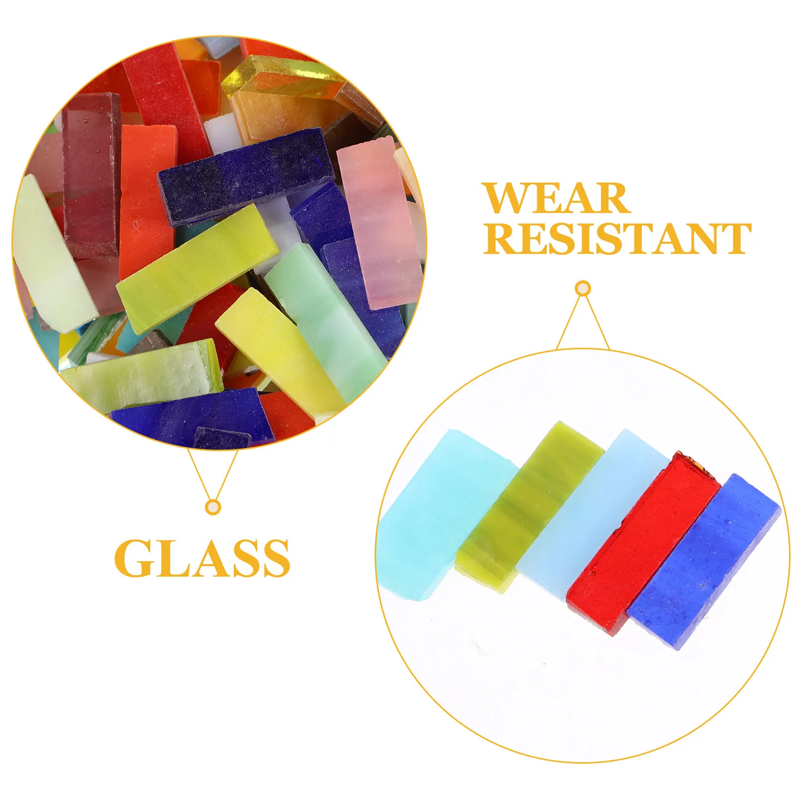 Mosaicos de Vidrio Premium para Manualidades, Decoración del Hogar, Macetas, Marcos de Fotos, Tazas, Lámparas de Mesa, Artículos para Bebidas, Vajillas, Joyería y Arte