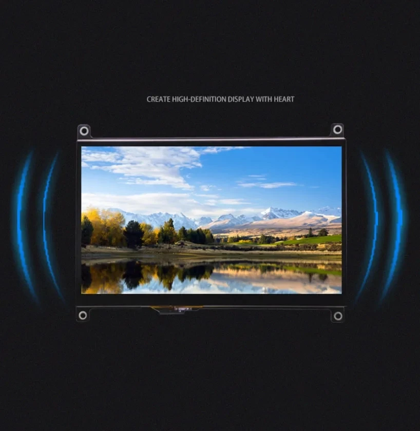 1024x600 IPS Portable 7 Inch Touch HDMI Display Touch Screen Panel hdmi raspberry display LCD DIY Monitor HD Display Pc monitor