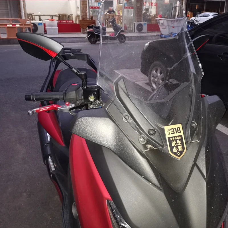 For YAMAHA XMAX300 XMAX400 XMAX X-MAX 125 250 300 400 Motorcycle Side Mirror rearview Mirrors image 2