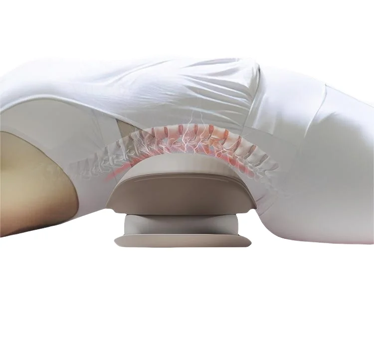 

Lumbar Pain Relief Smart Sensor Back Stretcher EMS Stimulate Heat Therapy Vibration Traction Massager