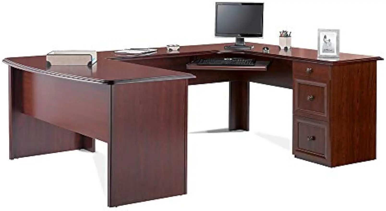 

Realspace Broadstreet Executive U-shaped Office Desk - Hutch sold separately