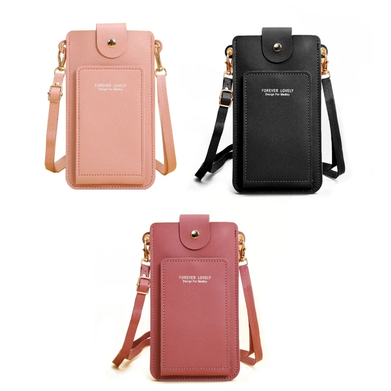 

M6CC Women's Messenger License Card Bag Phone Bag Touch Screen Clutch Bag Small Crossbody Bag Wallet Shoulder Bag