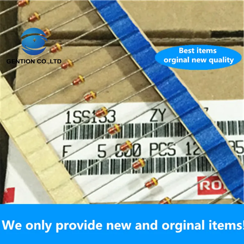 30PCS 100% New original best 1SS133ZYT-77 Japan imported DO-34 in-line diode ISS133 yellow ring