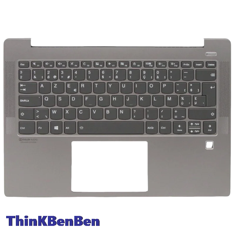 BE Belgian Grey Keyboard Upper Case Palmrest Shell Cover For Lenovo Ideapad S540 14 14IWL 14IML 14API 5CB0S17238