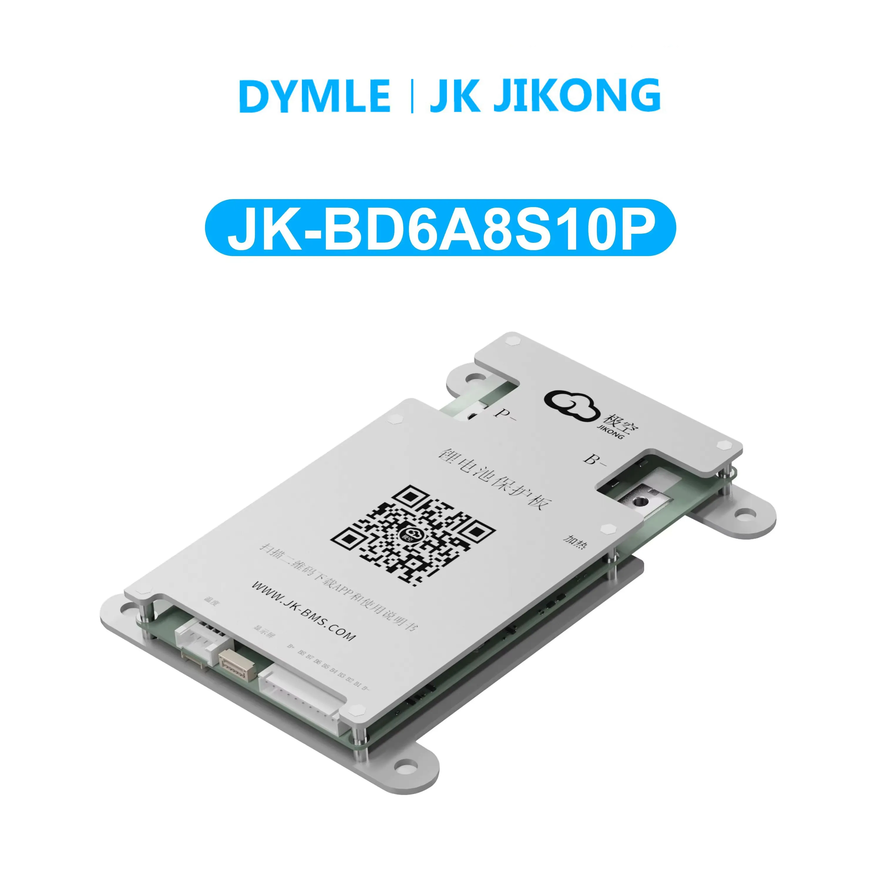 JK JIKONG Smart Active Balance BMS BD6A8S10P 0.6A 100A 4S 5S 6S 7S 8S 12v 24v  Li-ion Lifepo4 LTO Charge Discharge Battery BMS