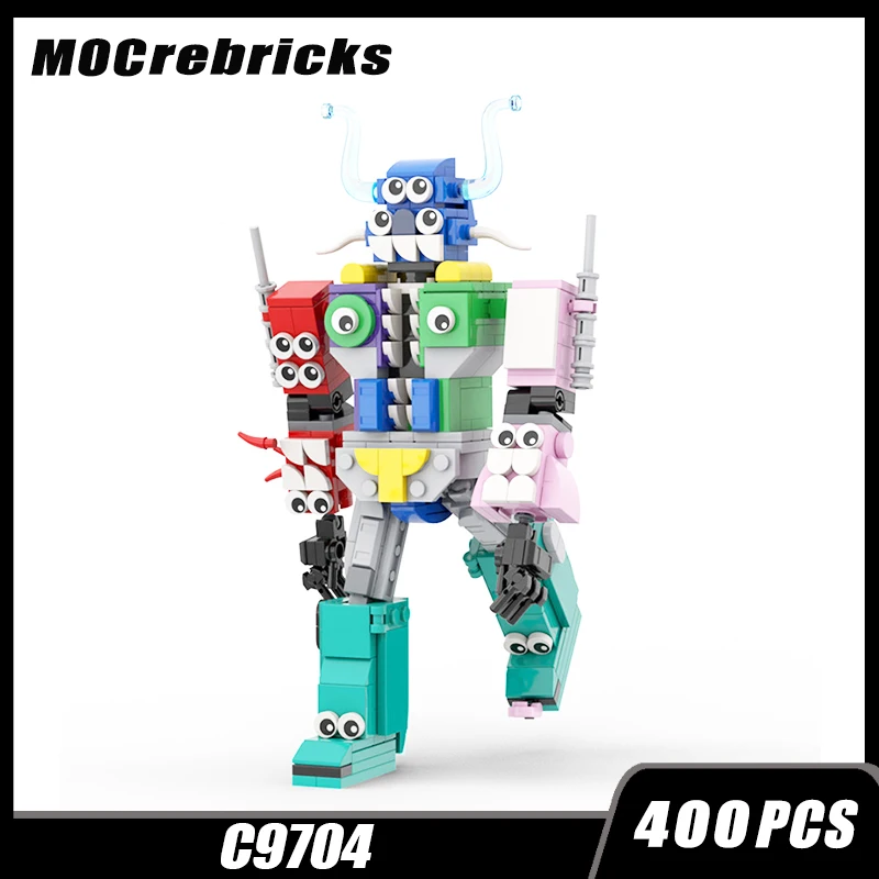 MOC Classic Transforming Mecha Boy Robot Monster Combination Set Building Block DIY Puzzle Assembly Model Brick Toy Kid Gift