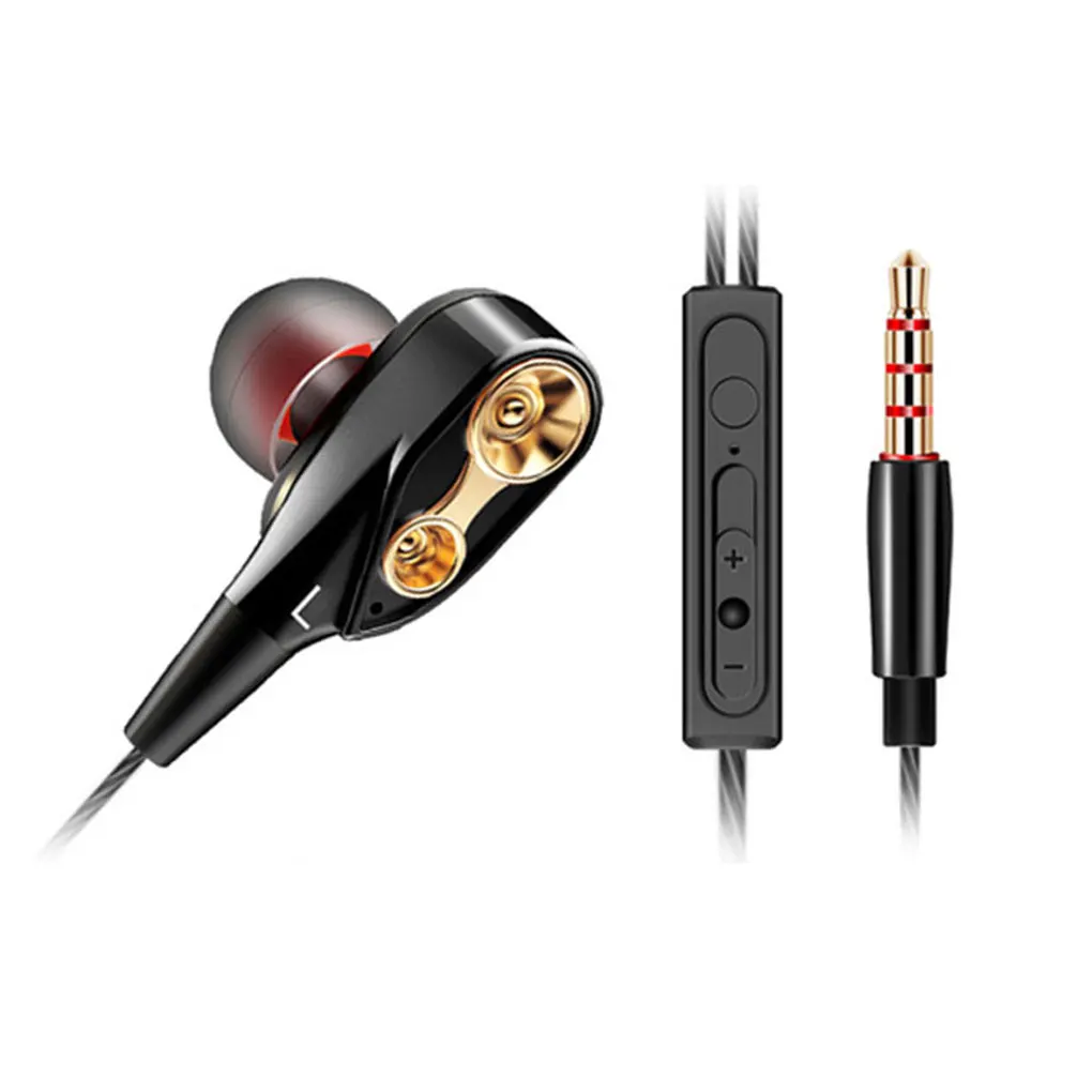 QKZ-Écouteurs filaires à double unité d'entraînement CK8, écouteurs intra-auriculaires, casque HiFi dynamique pour les touristes, microphone de musique de jeu, 3mm, 5mm
