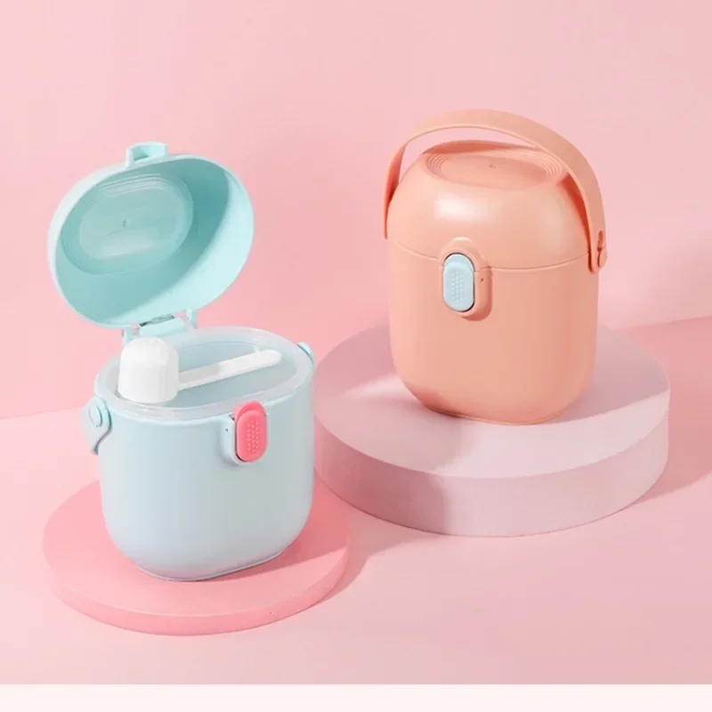 Portable Baby Food Storage Box Essential Cereal Cartoon Infant Powdered Milk-Boxes Fruit Feeding Food Storage Container Boxes