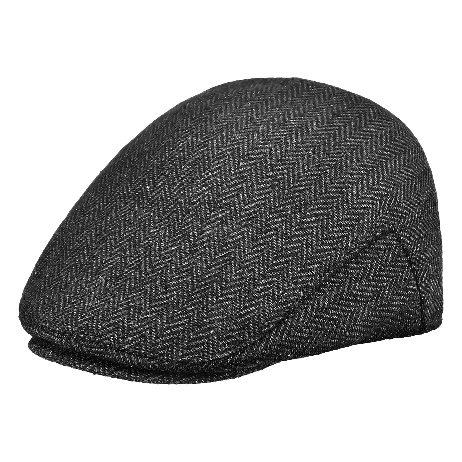 

Adorable Classic Newsboy Hat For Toddler Boys Herringbone Kids Flat Cap Vintage Style Soft Breathable Child Baker Page Boy Hat