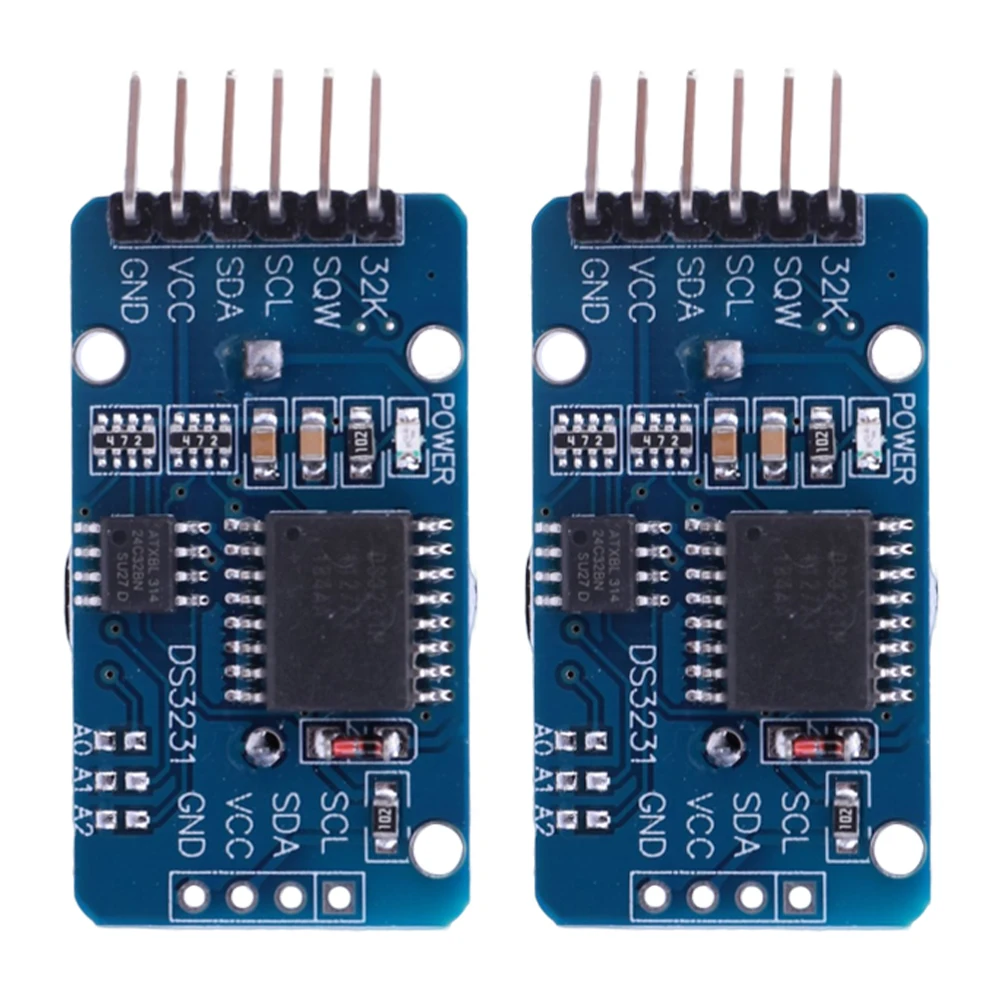 DS3231 High Precision Clock Module IIC AT24C32 RTC Real Time Clock Module With/without Battery Compact Size