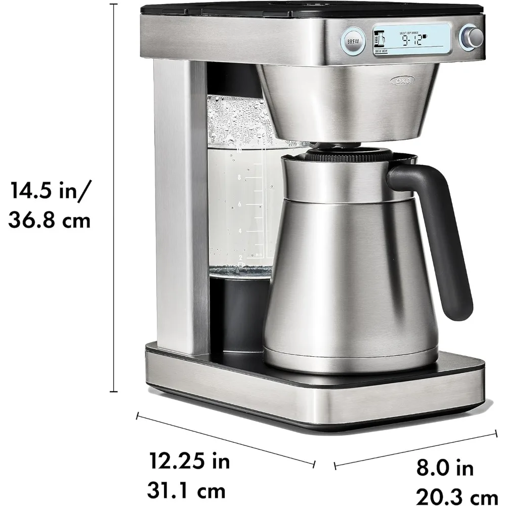 Brew 12-Cup Coffee Maker With Podless Single-Serve Function,Silver