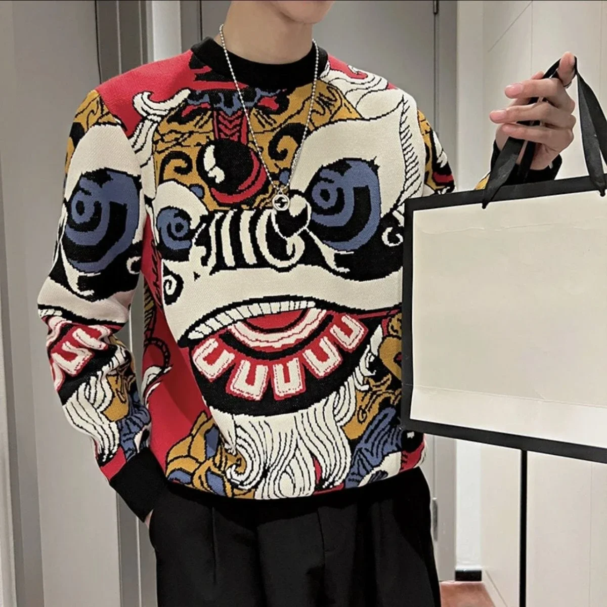 Thumbnail 4 - #48 Compare Mens Crew Neck Sweatshirts Before You Buy