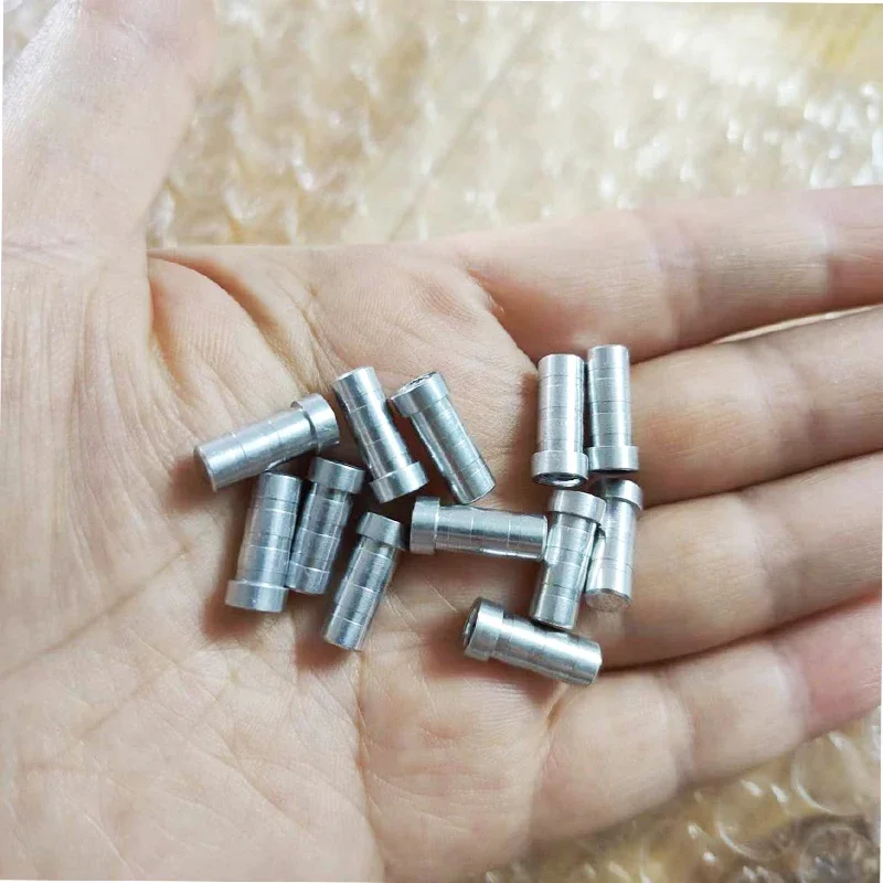 500 Stück Aluminiumeinsätze mit 500 mm Innendurchmesser für 600 mm Außendurchmesser Aluminium-Pfeilschaft-Schießzubehör – Detail 3