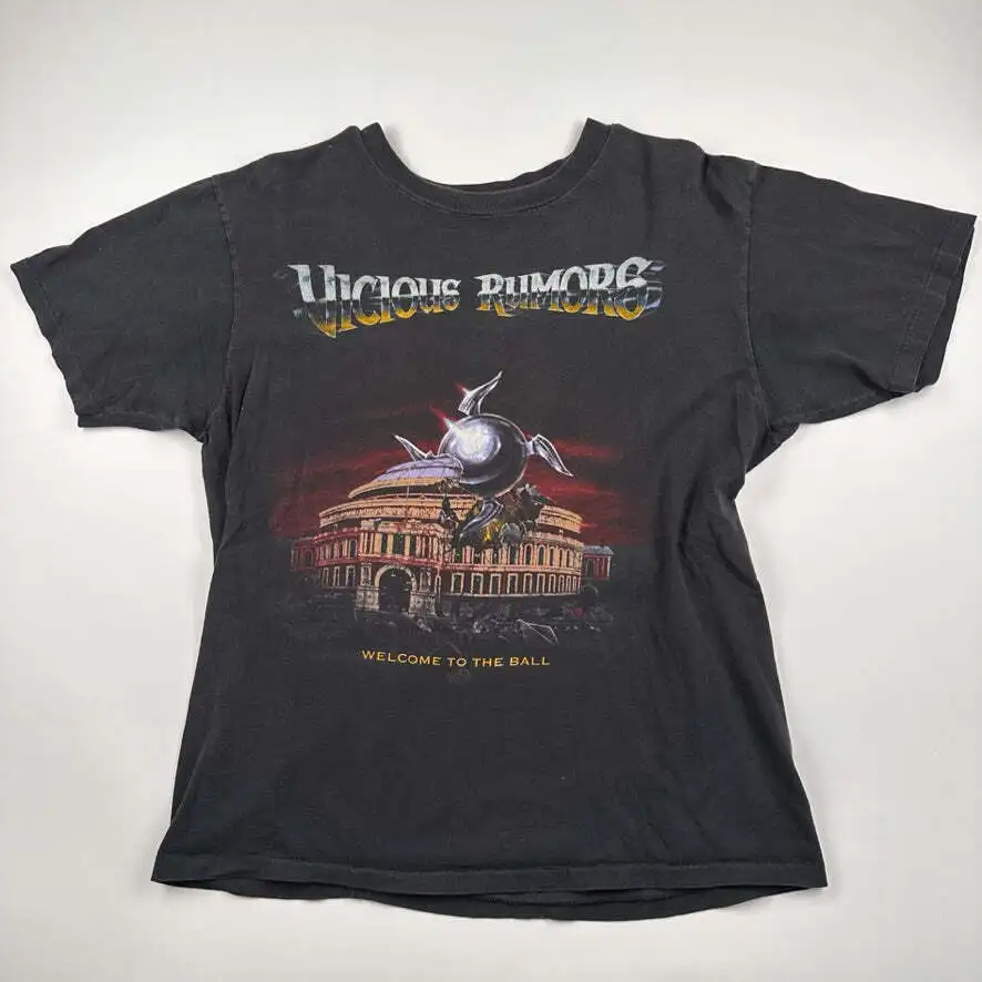 Vintage 1992 Vicious Rumors T Shirt Large Welcome To The Ball