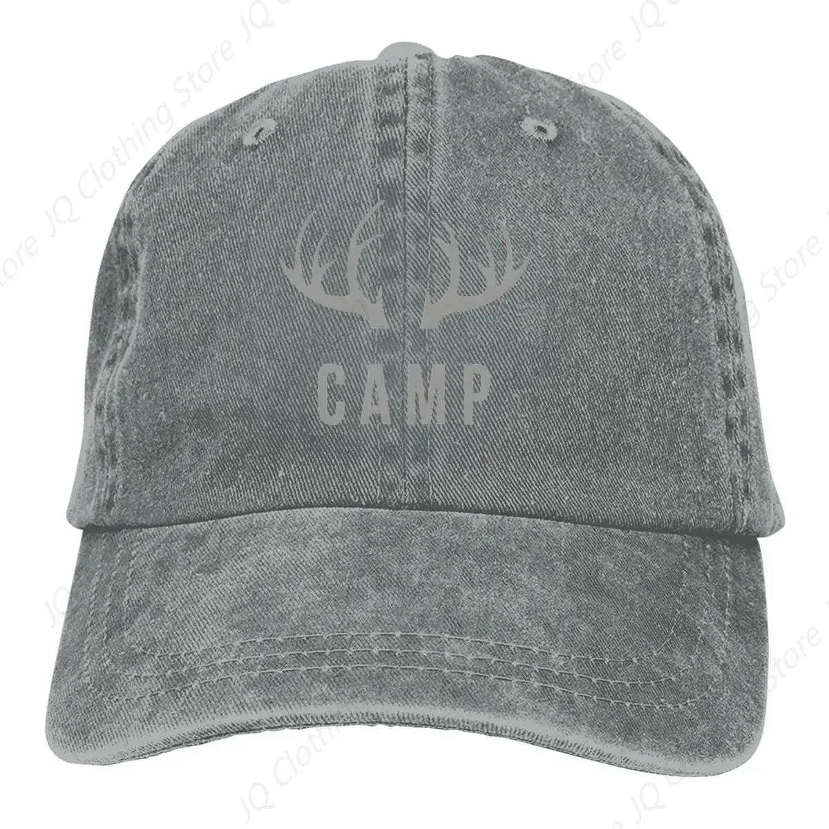 Camp Deer Camping Vibes Bonés De Beisebol, Chapéus De Sombra De Sol Campista Para Homens