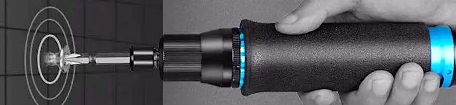 

TY83110B Air Screwdriver Adjustable Precision Shut-Off Clutch 0.8 Nm 1,000 RPM for Industrial Application 1.7 - 3.3 mm Capacity