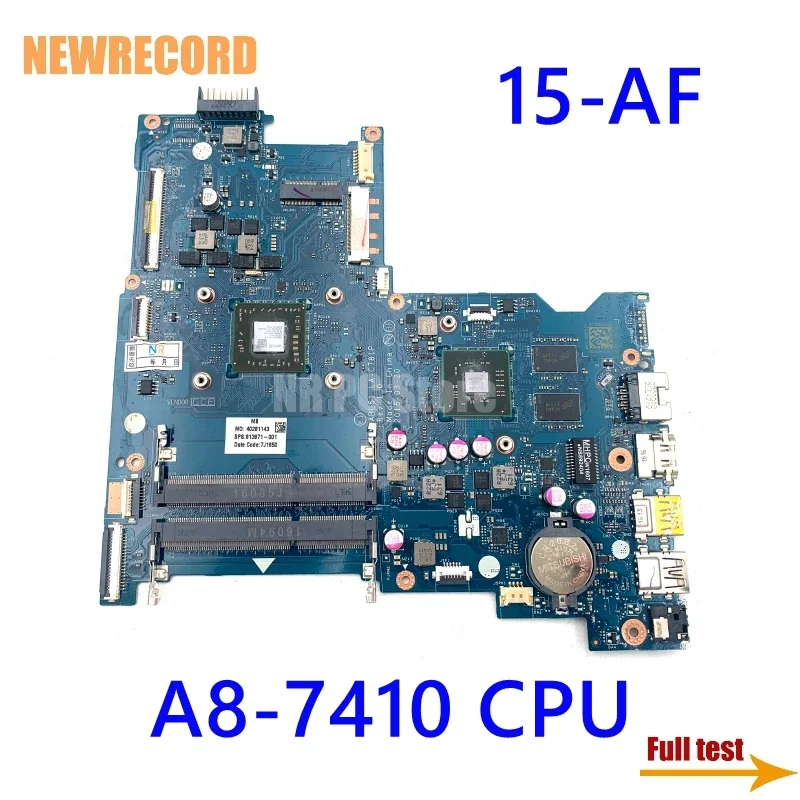 For HP 15-AF Laptop Motherboard 813971-501 813971-001 ABL51 LA-C781P E1-2500 E2-6110 A6-5200 A8-7410 CPU R5 M330 813971-001