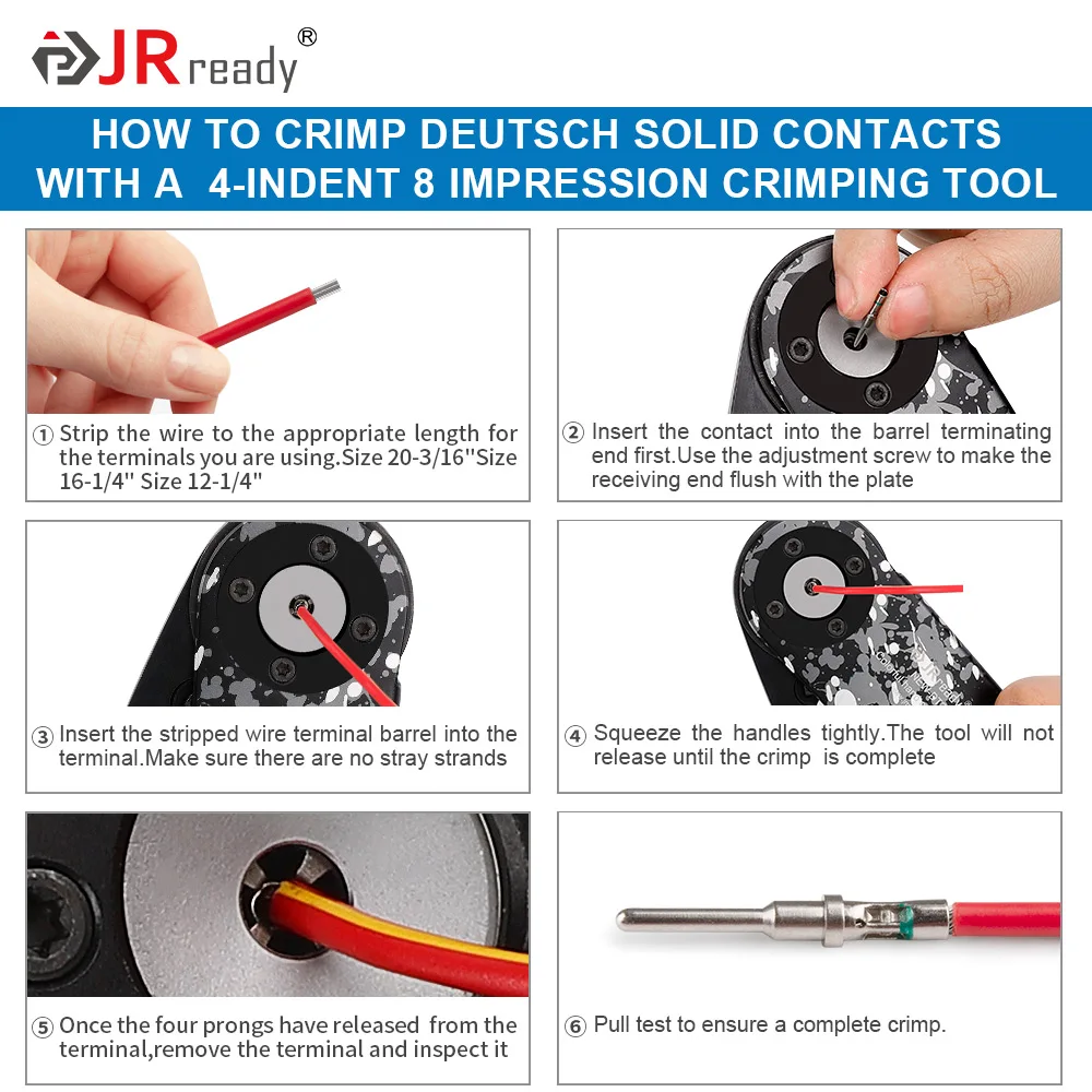 JRready ST6313 DT Deutsch Connector Kit, 2 3 4 6 8 12 Pin Gray DT Connectors, Size 16 Solid Contacts Teriminals 14-20AWG 604PCS