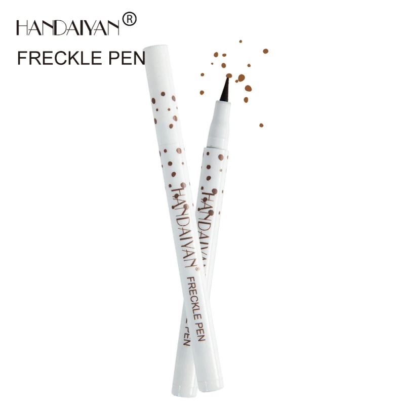 Brown Natural Freckles Pencil Waterproof Lifelike Freckle Pen Cosmetics Dot Spot Pen Soft Smooth Eye Liner Makeup