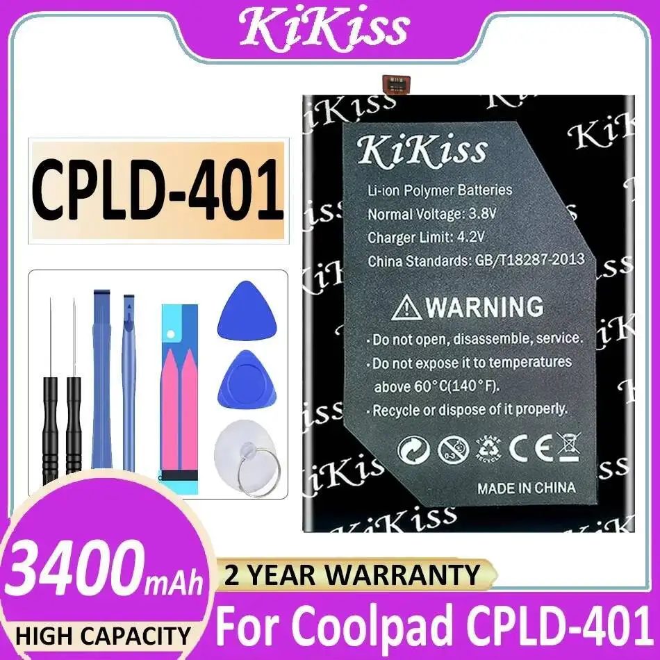 

Mobile Phone Battery Lightweight 3400Mah For Coolpad Cpld-401