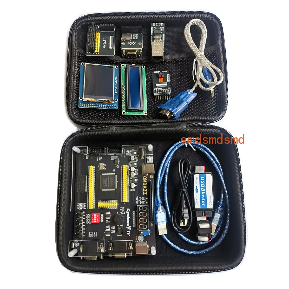 Educational Electronics Kit, All-in-One FPGA Board EP4CE6 EP4CE10 with LCD Camera VGA Ethernet PS2, Learning University Project