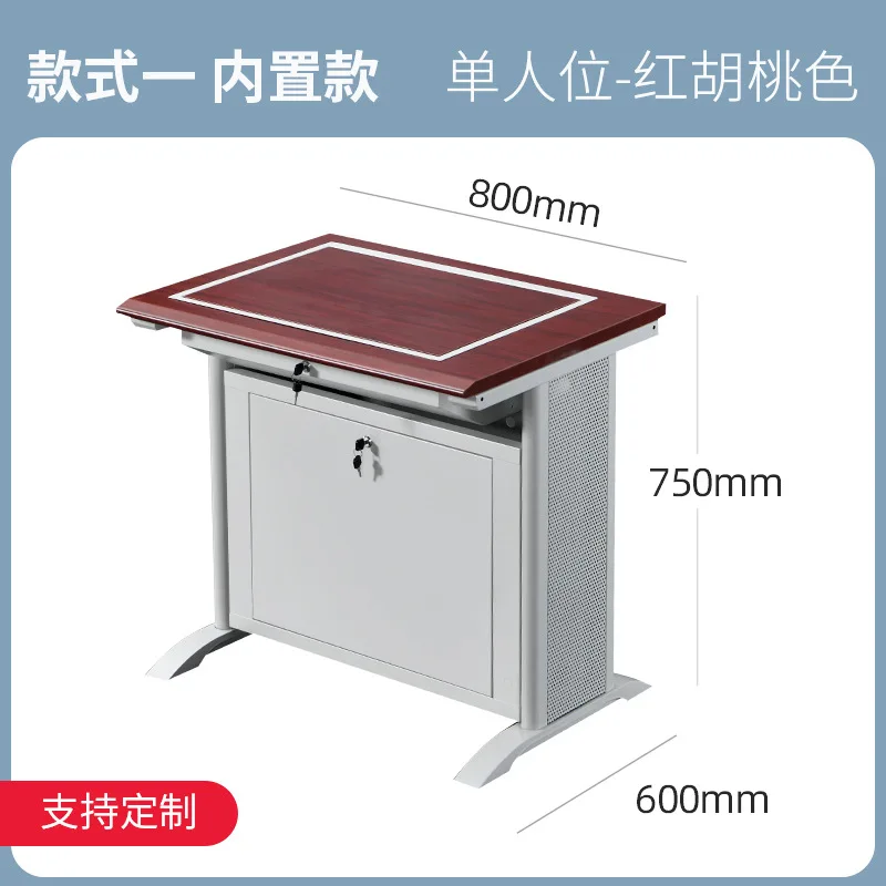 

Flip computer desk training table school army multimedia computer room single double table computer room student