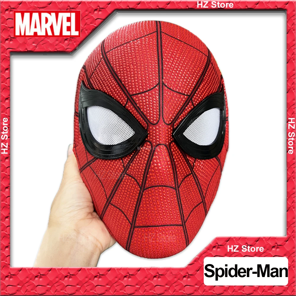 Marvel Spider-Man: Homecoming Holland Spiderman Mask 1:1 Handmade 3D Grain Pattern Version Masks Halloween Cosplay Helmet